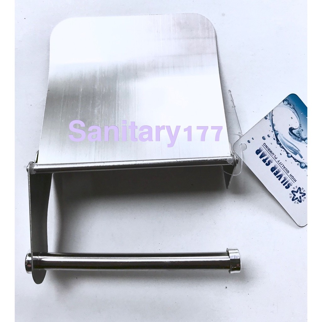 Tempat tisu Gulung tembok stainless Murah K02- Rack rak Tempat Tissue roll Tembok Dinding Stenlis bathroom kamar mandi /P3