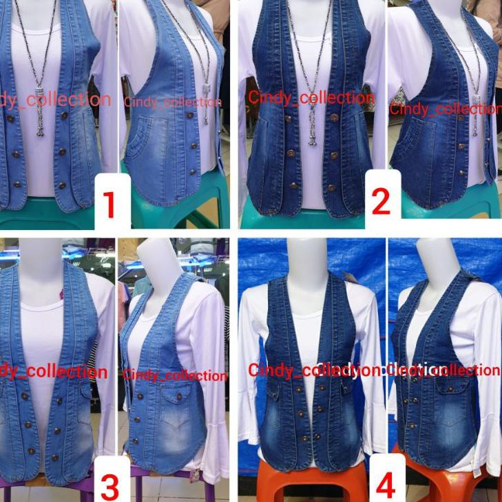 Langsung Beliii.. ROMPI JEANS WANITA ROMPI WANITA JEANS ROMPI DENIM VEST WANITA ROMPI JUMBO ROMPI CE