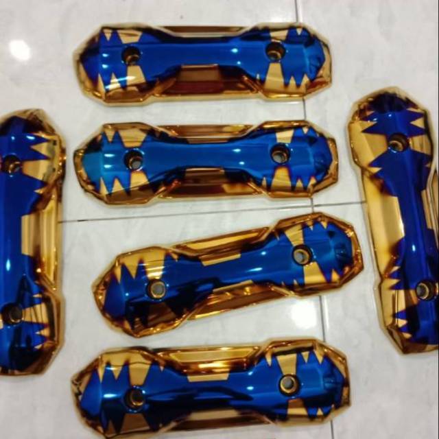 tameng knalpot beat scoopy / tutup cover knalpot beat scopy original heng / otomotif