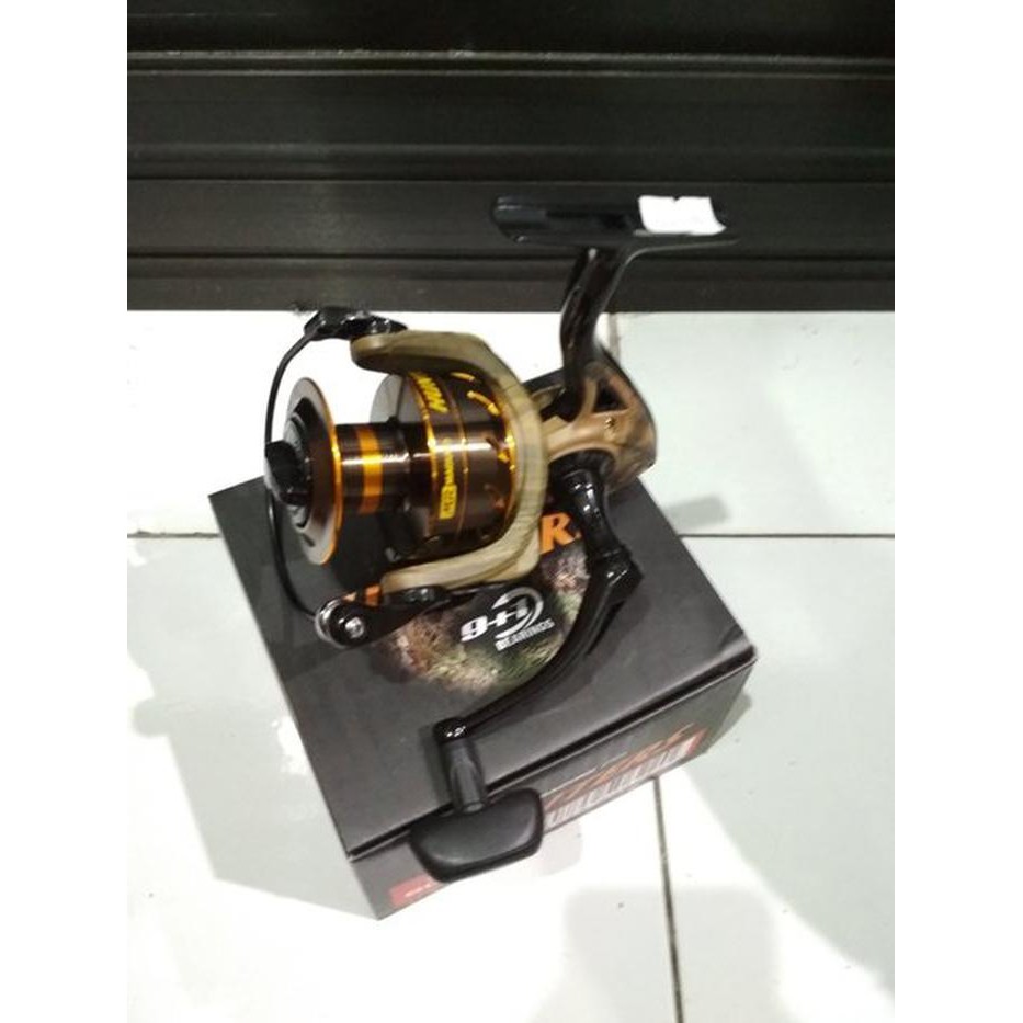 Unik Reel Pancing Spinning Maguro Hunters 8000 Aluminium Body 10 Bearings Diskon