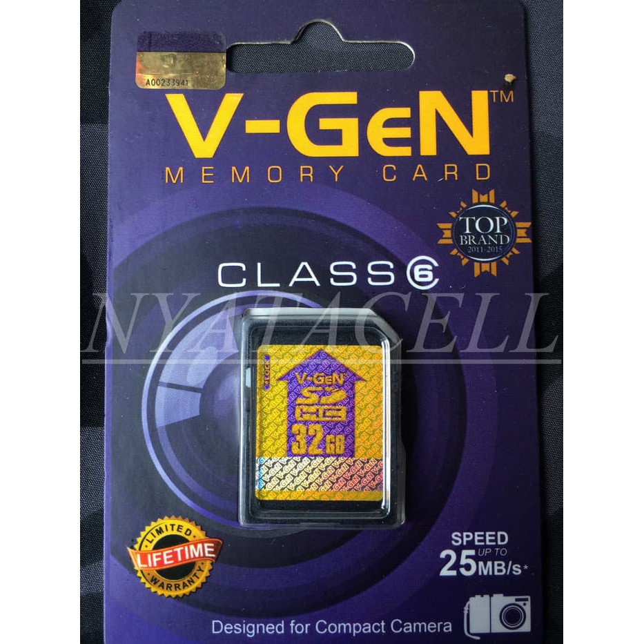 NEW Memory Vgen SD Card 32GB Class 6   32 GB Original Kamera Memori SDCard