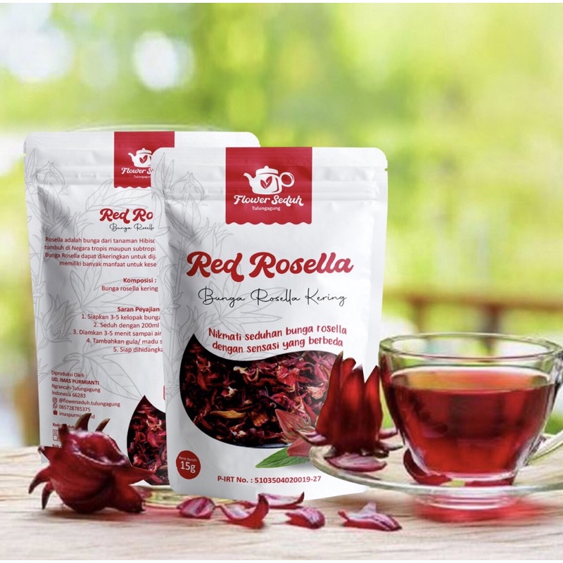 

RED ROSELLA TEA (Teh Bunga Rosella Kering) FLOWER SEDUH TULUNGAGUNG 15gram