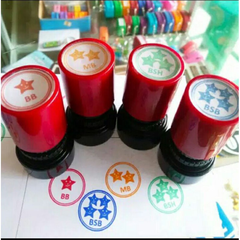 

Stempel Bintang Nilai Reward Paud TK 1 set