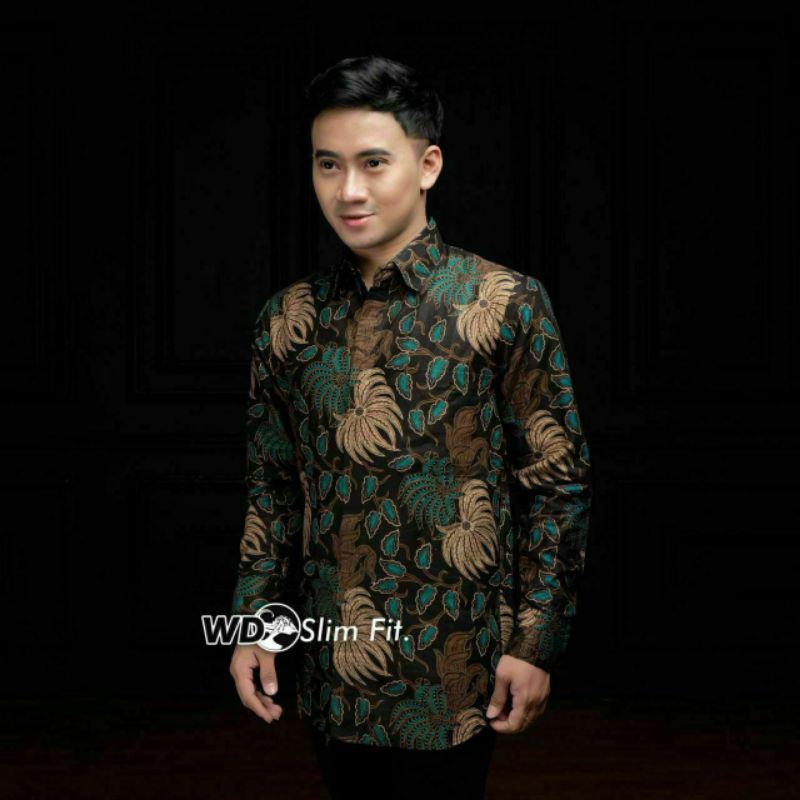 KEMEJA BATIK PRIA LENGAN PANJANG MOTIF SENO