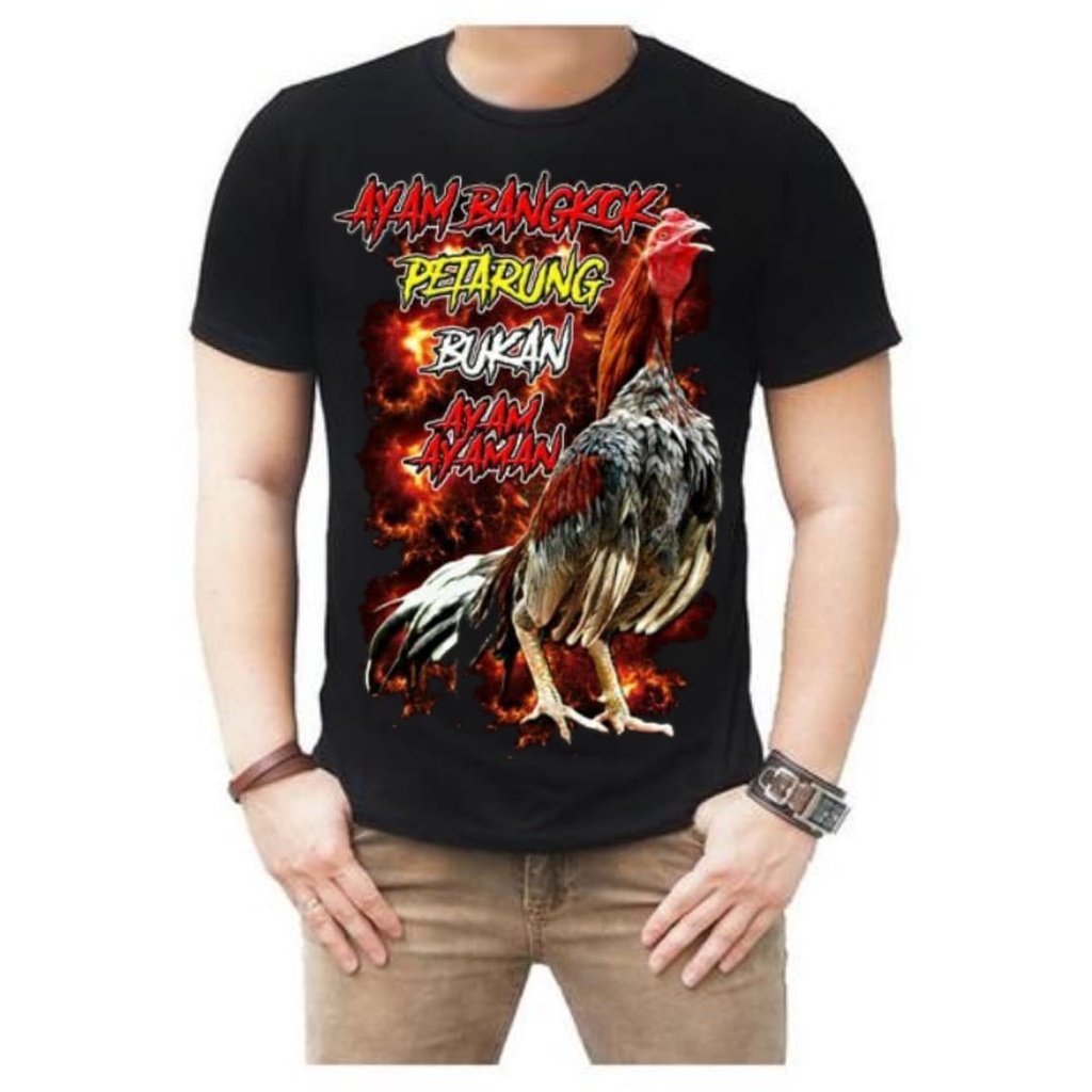 KAOS DISTRO AYAM BANGKOK PETARUNG