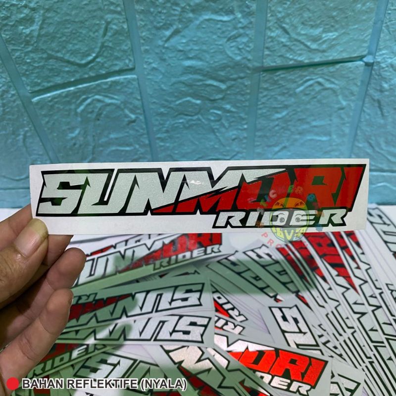 sticker sunmori rider cutting sticker sticker motor sunmori