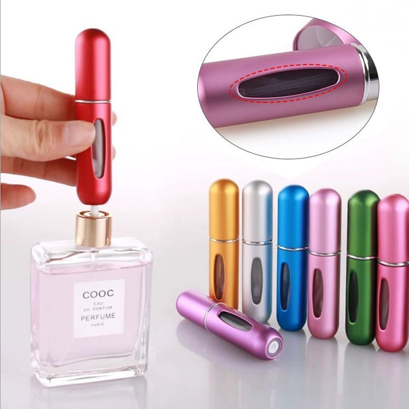 [BISA COD] Botol Parfum Spray Mini Refill / Parfum Atomizer Portable Isi Ulang 5ml Untuk Travel