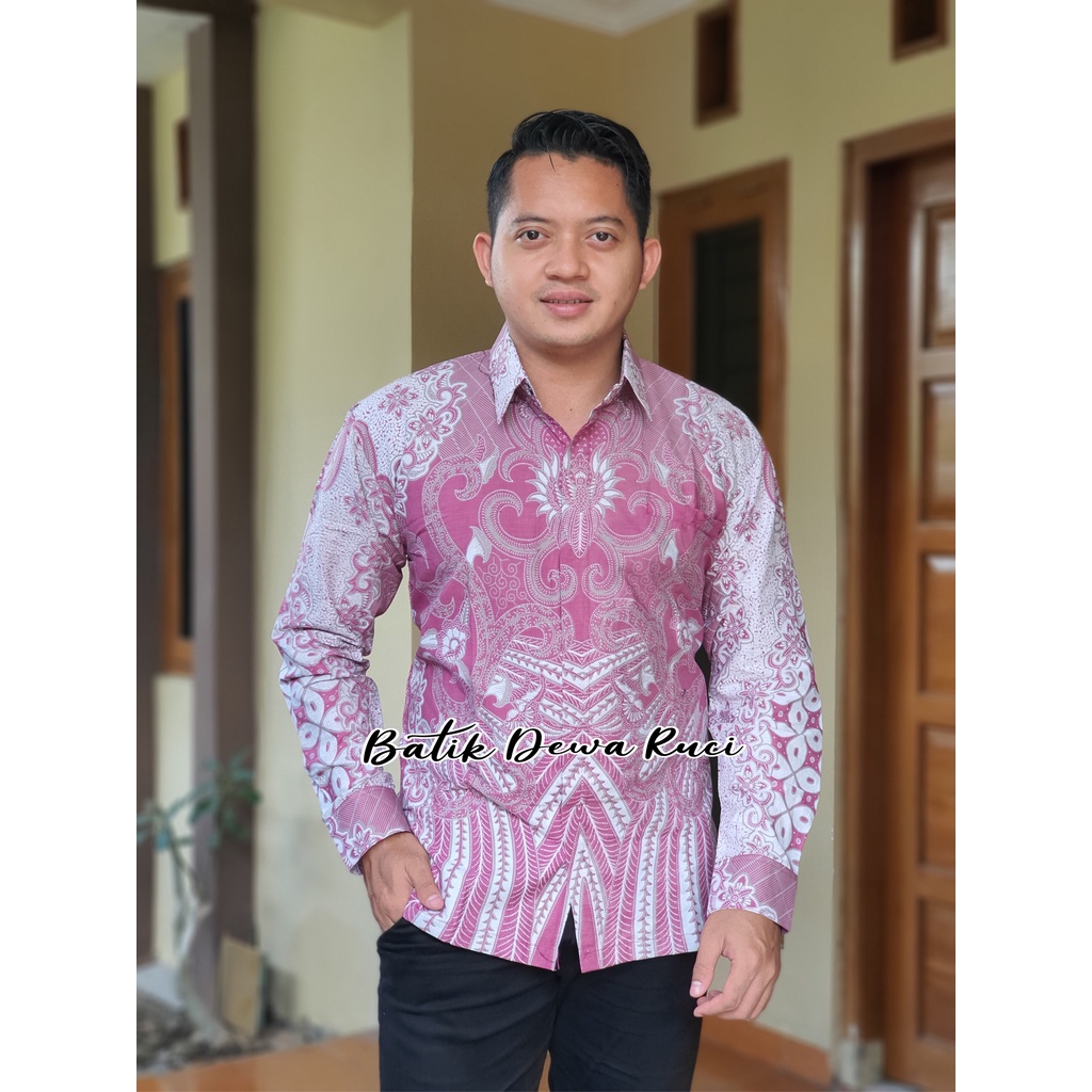 Batik Pink SUKMO AYU Full Furing Katun Halus Size M-XXL High Quality