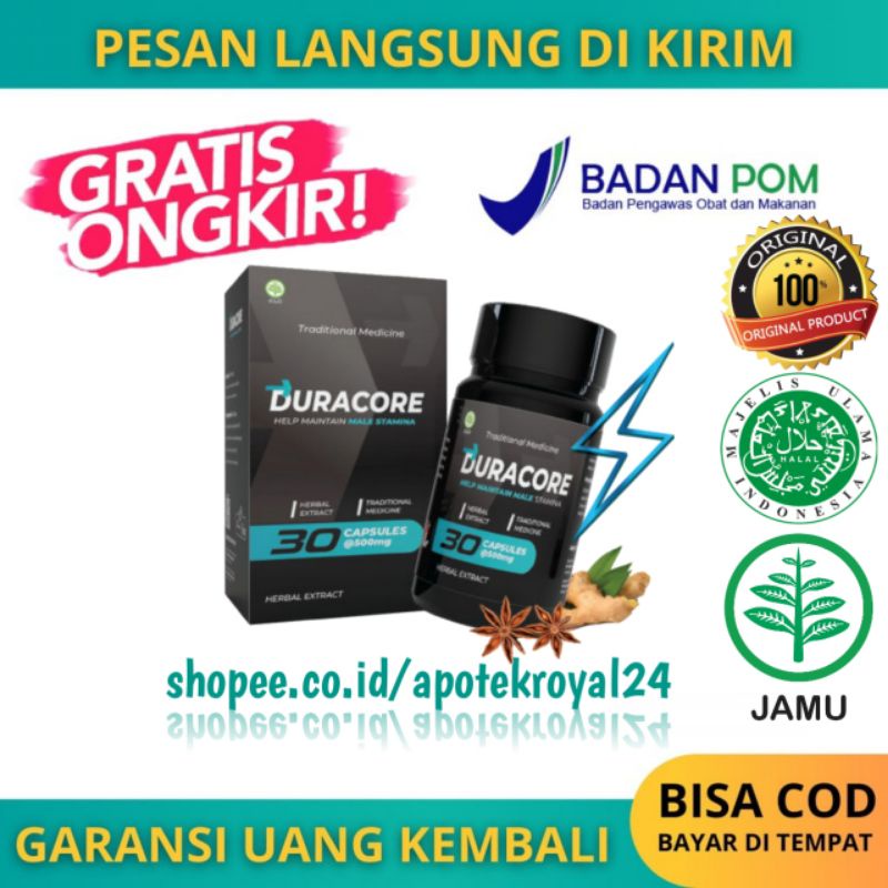 DURACORE ASLI ORIGINAL OBAT KUAT HERBAL AMAN BPOM