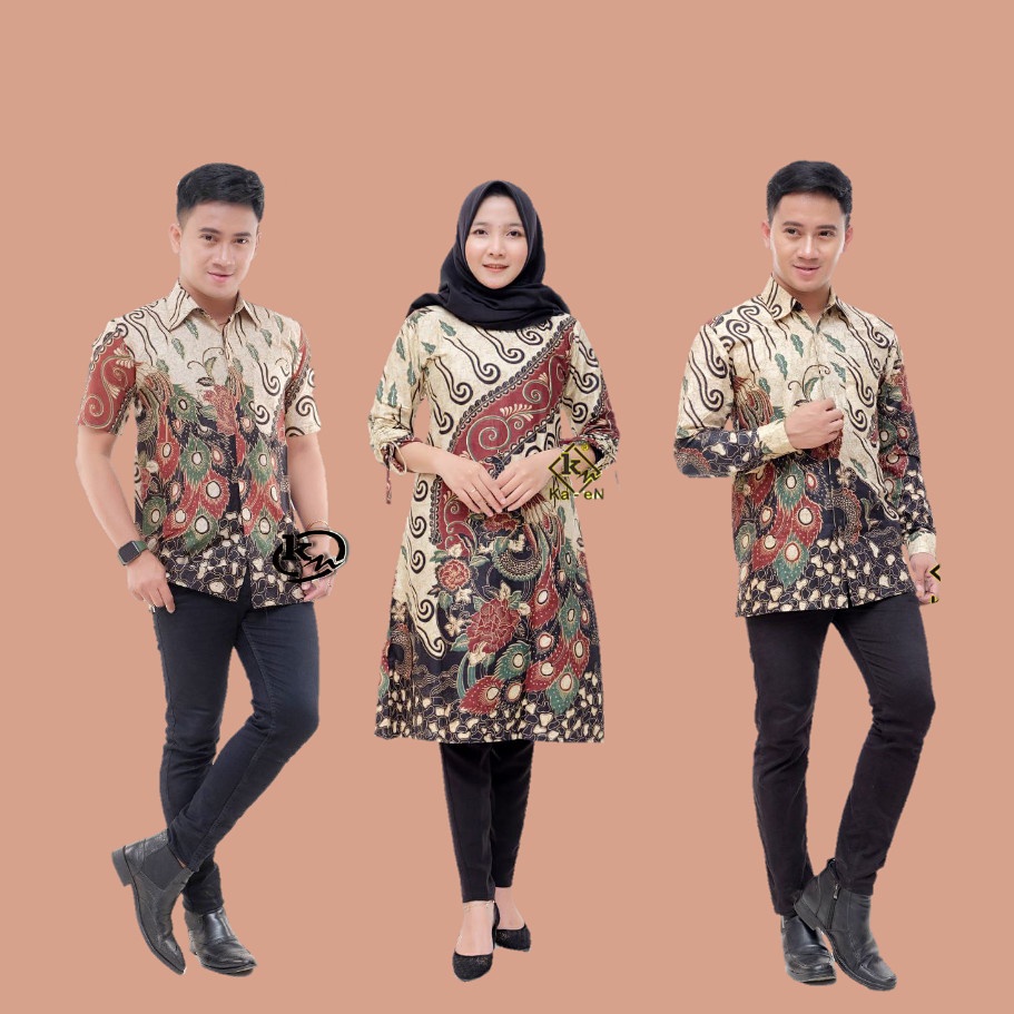 Maura Couple - Sania Ruffle Batik Couple Ori Ndoro Jowi DNT Garansi Termurah Shopee