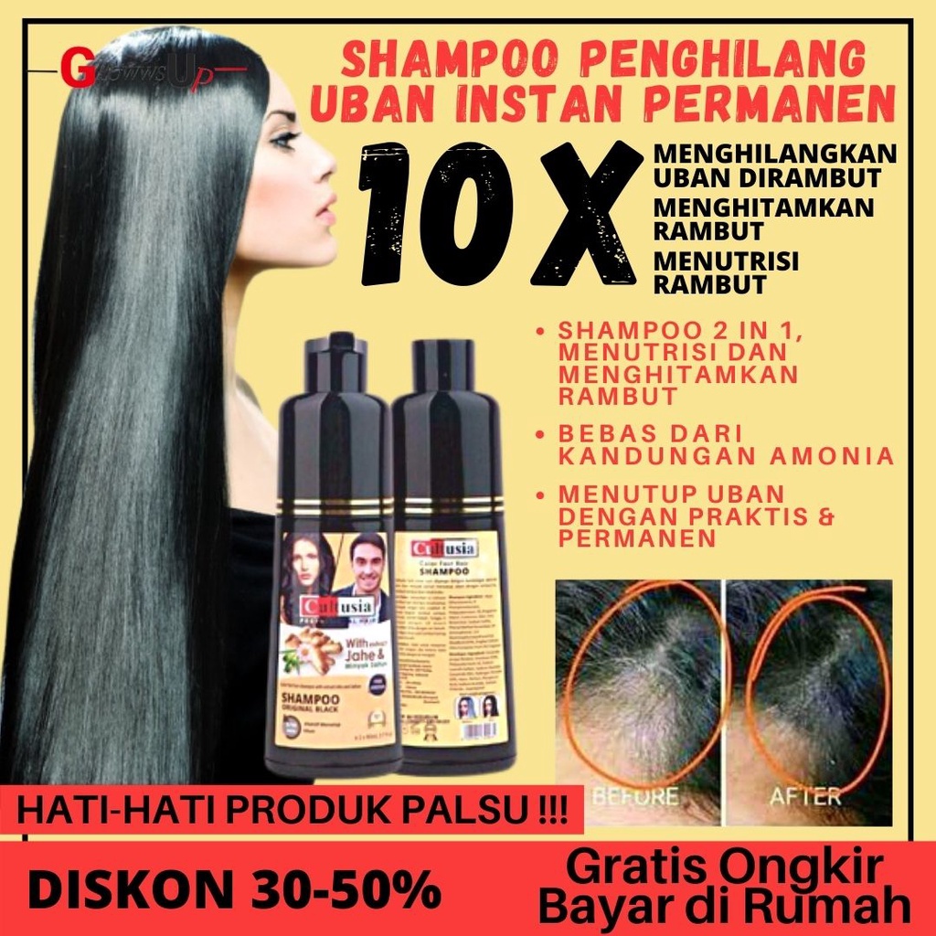 SHAMPO PENGHITAM RAMBUT SHAMPO UBAN SAMPO PENGHILANG UBAN CULTUSIA 160ML SAMPO UBAN TREATMENT RAMBUT