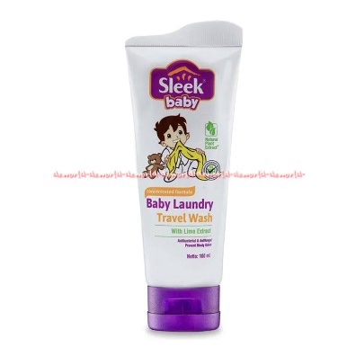 Sleek Baby Laundry 100ml Travel Wash Sabun Cuci Baju Pakaian Bayi Anak Saat Travelling Berpergian Sleekbaby Sleeks
