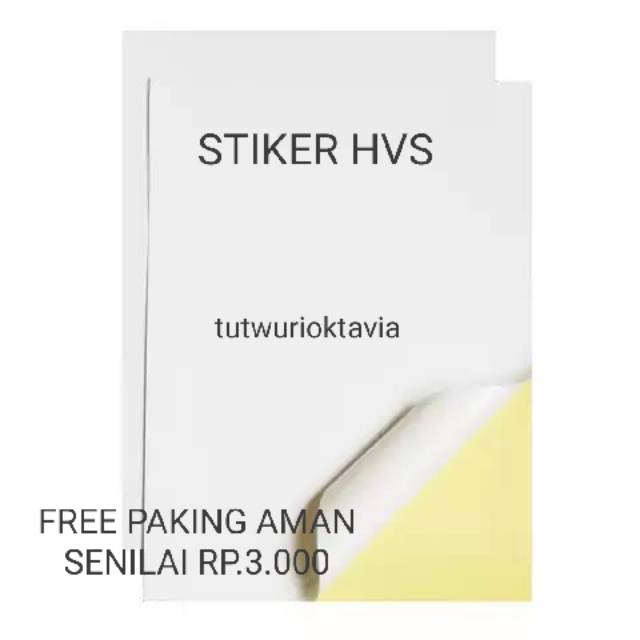 

Kertas stiker hvs merk lintec A4 kualitas bagus bisa di print