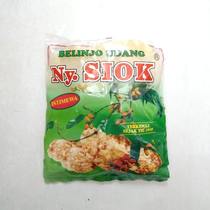

Belinjo Udang Ny. SIOK Istimewa. Keripik Emping Belinjo Udang Manis