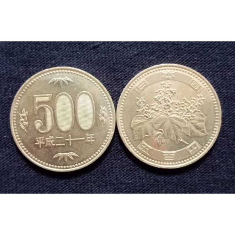 uang koin jepang 500 yen