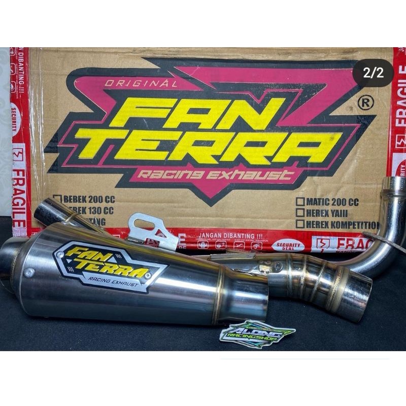 knalpot fanterra jupiter bebek 200cc sleep engine