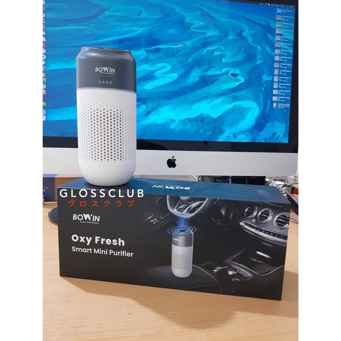 BOWIN Air Purifier Oxy Fresh Mini Penyaring Udara Mobil (Filter HEPA)