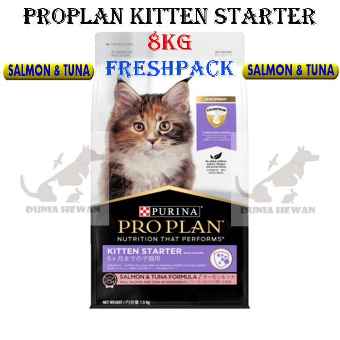 PROPLAN / PRO PLAN KITTEN STARTER (Salmon &amp; Tuna) 8kg 8 KG GRAB/GOJEK