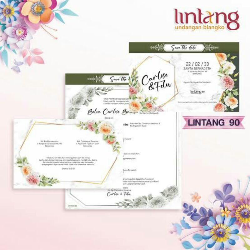 Undangan Pernikahan LINTANG 90