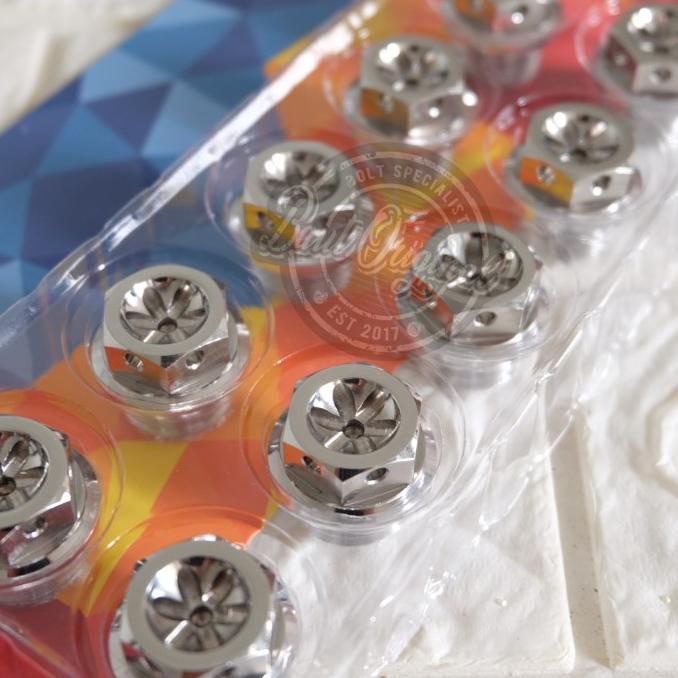 Baut Mur Pengencang Baut Tutup Oli Mesin Probolt Silver Scoopy Beat Vario Pcx Ninja R Rr