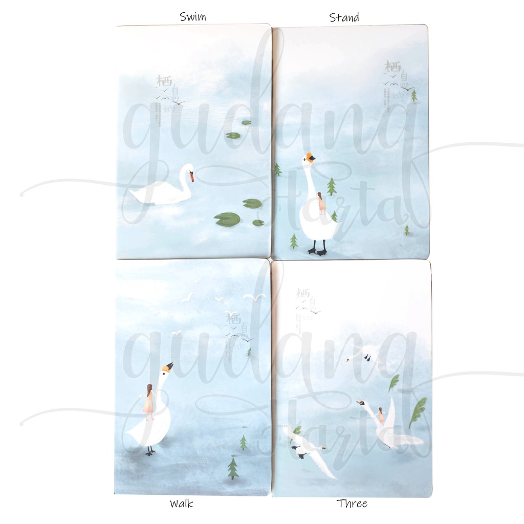 

Notebook Swan Angsa Putih Buku Tulis Catatan Note Lucu GC 308202