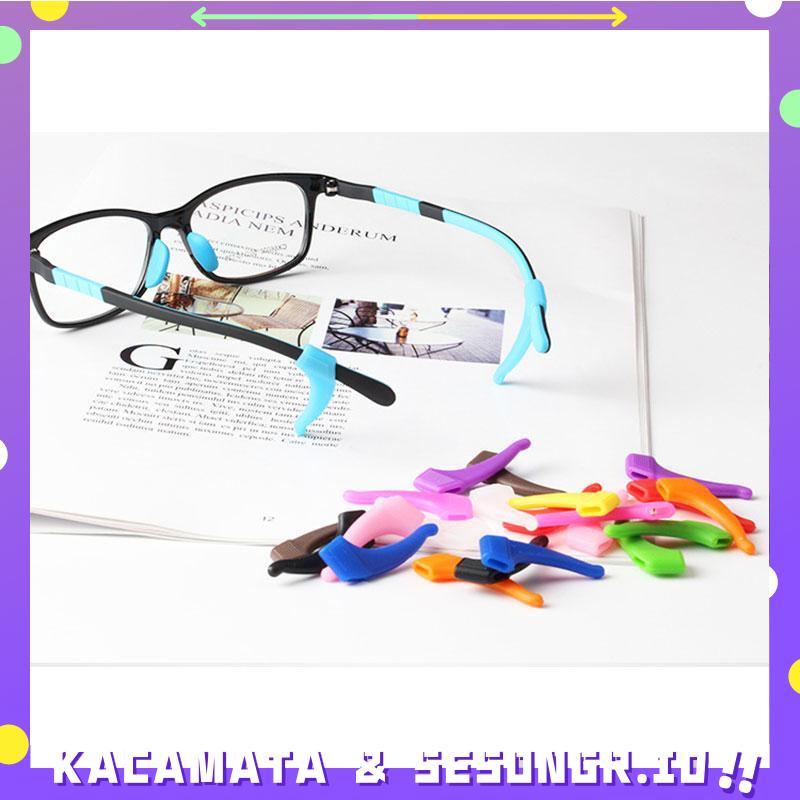 Kacamata Silicone Anti-Slip Telinga-hooks Untuk Kacamata Sunglasses - SG