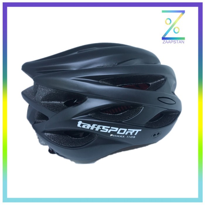 TaffSPORT Helm Sepeda EPS PVC Shell dengan Lampu Backlight - 1105 - Bl