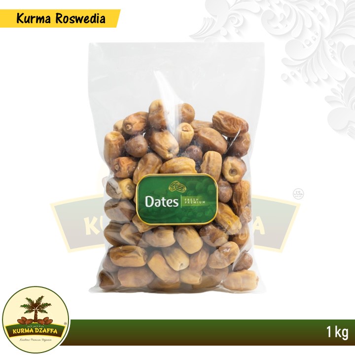 

Kurma Saudi Premium Roswedia 1 kg/Mirip Kurma Sukari