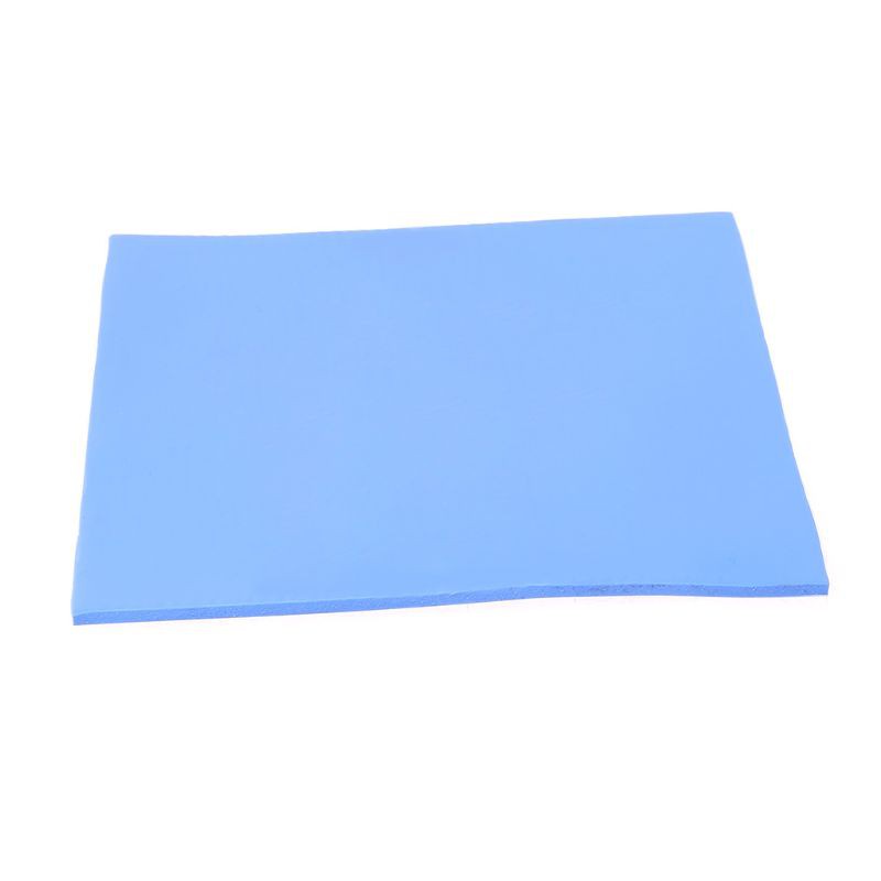 1 Lembar Pad Thermal Konduktif Pendingin Bahan Silikon Ukuran 100mm X 100mm X 3mm Untuk Pc Komputer