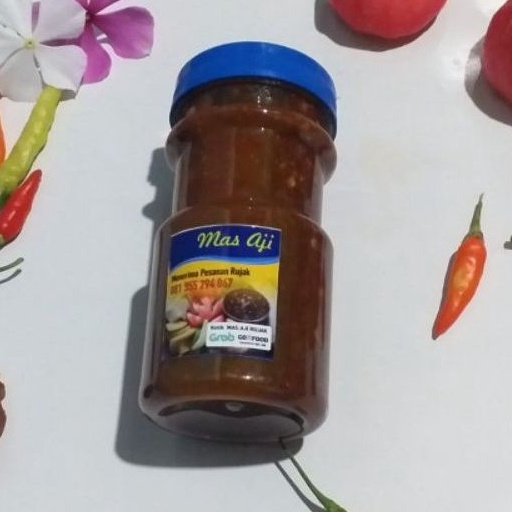 

bumbu rujak buah kacang gula merah