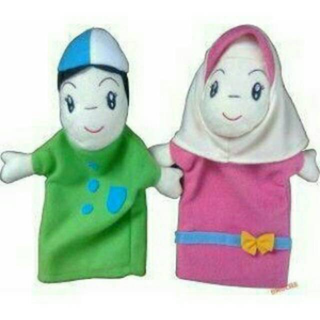 Boneka Tangan Anak Muslim Mainan Edukatif Anak SNI Murah