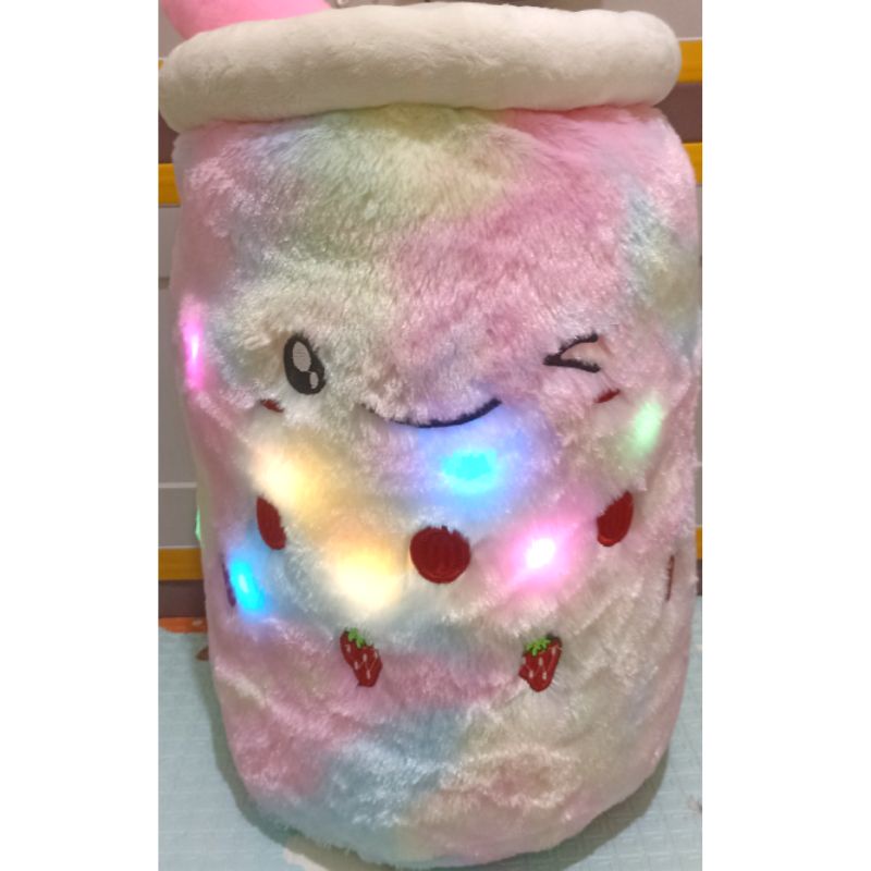 Boneka Boba Jumbo Rainbow LED Label SNI