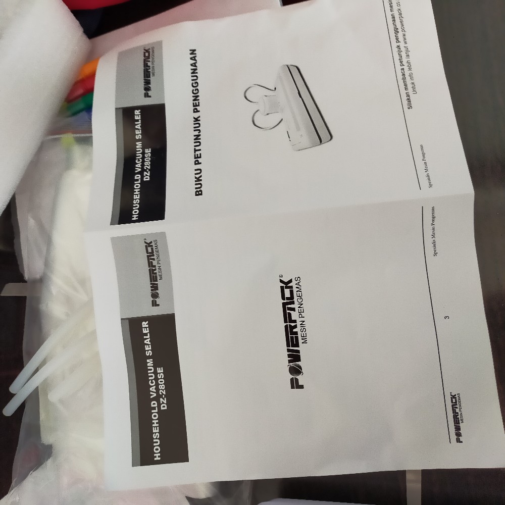 Powerpack Dz-280se Vacuum Sealer Mesin Pengemas Vakum Makanan Basah