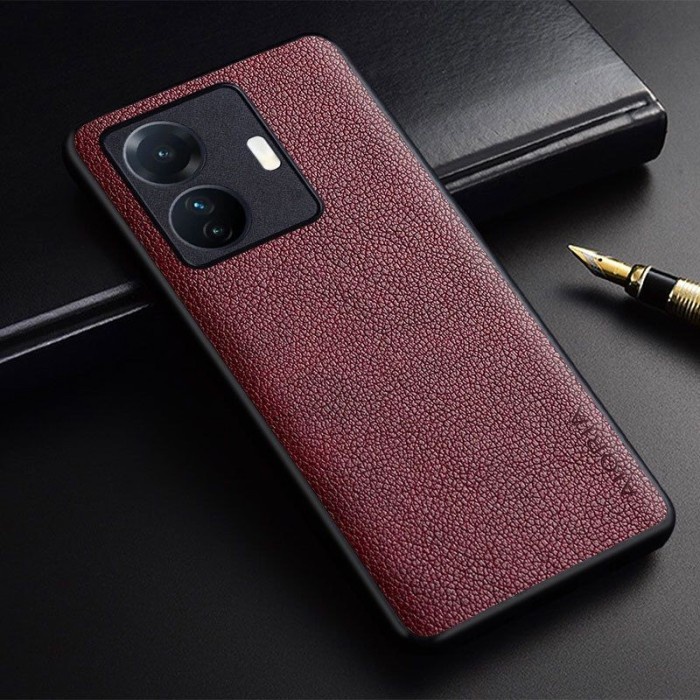 Premium slim case VIVO T1 5G / VIVO T1 PRO 5G CASE LEATHER CASE AIORIA LEATHER - VIVO T1 PRO 5G, BLA