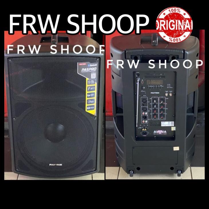 Speaker Portable Polytron Pas Pro 15F2 / Paspro15F2 ( Original) 15 Inc Kode 856