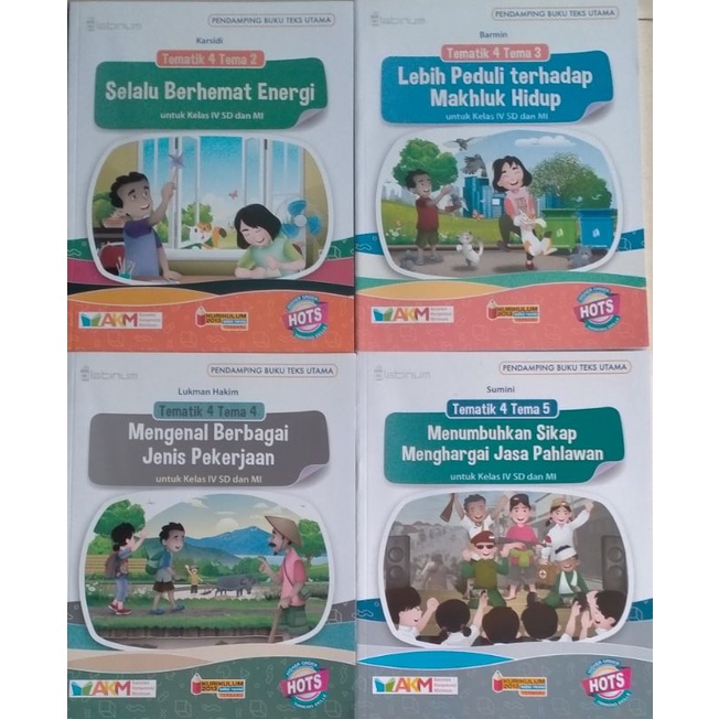 BUKU TEMATIK KELAS 4 SD/MI TERBARU PLATINUM TIGA SERANGKAI