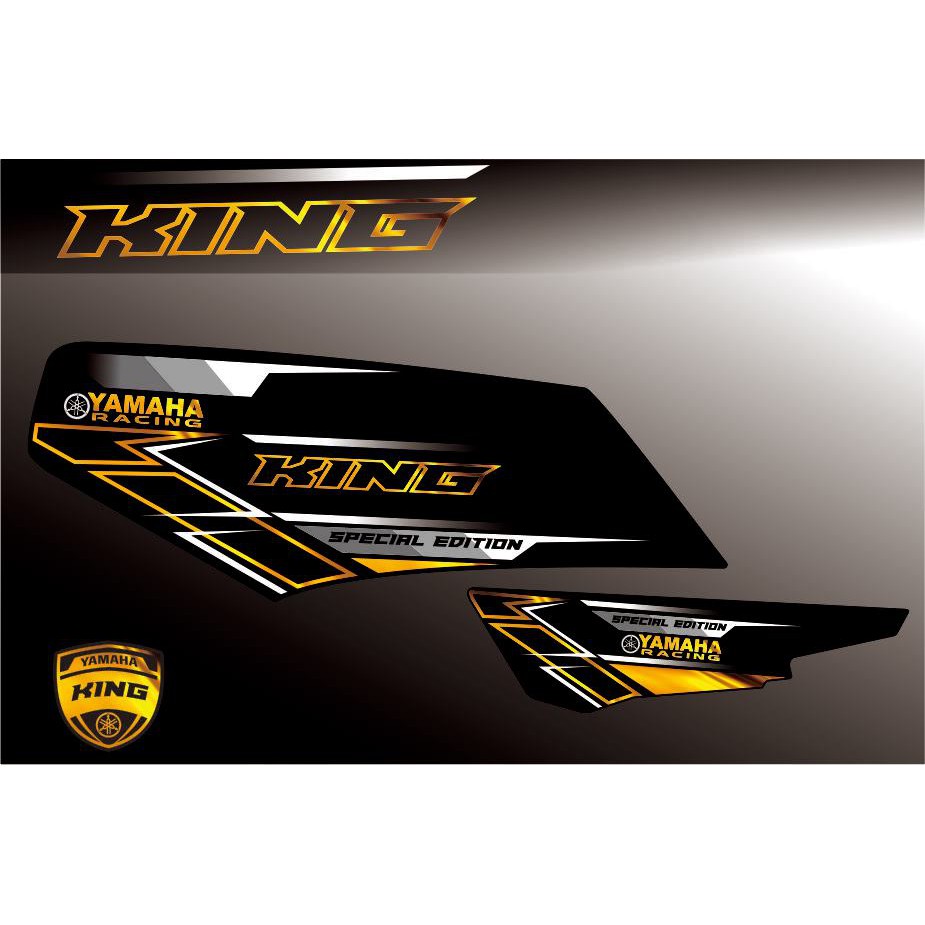STRIPING VARIASI LIS RX KING POLET STRIPING STIKER RX-KING GOLD