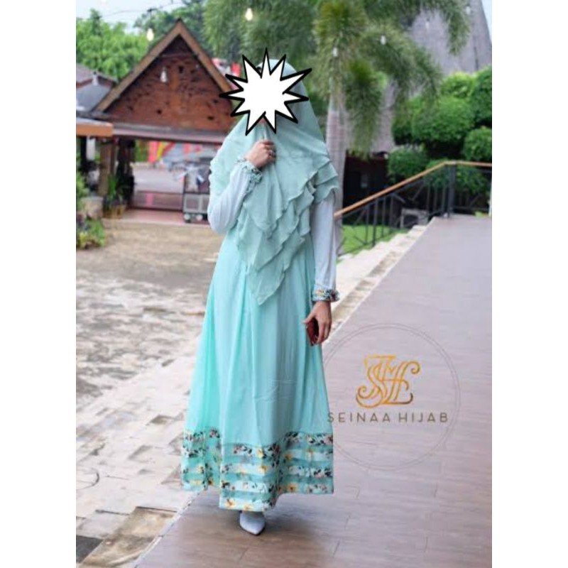 preloved syari set/gamis set/gamis syari by Seinaa Hjb