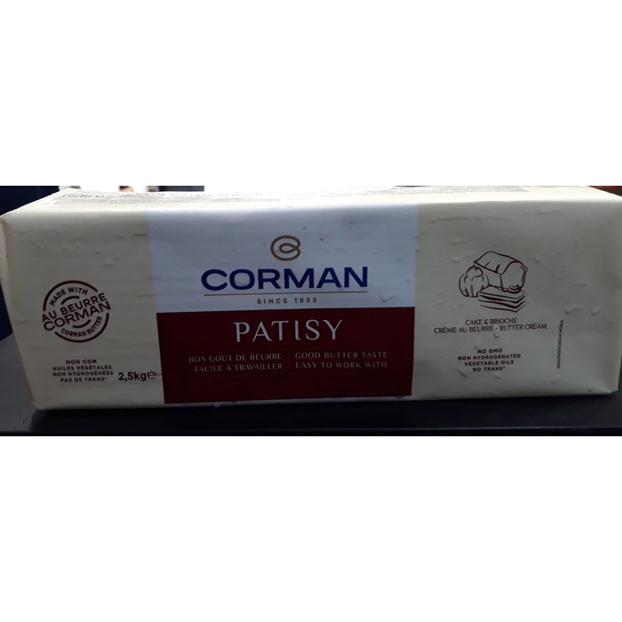 

UNSALTED BUTTER CORMAN 2,5Kg