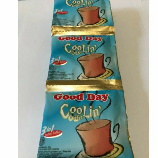 

GOODY DAY COOLIN COFFEE 1 RENCENG / 10 SACHET / SASHET / PCS / GOODDAY