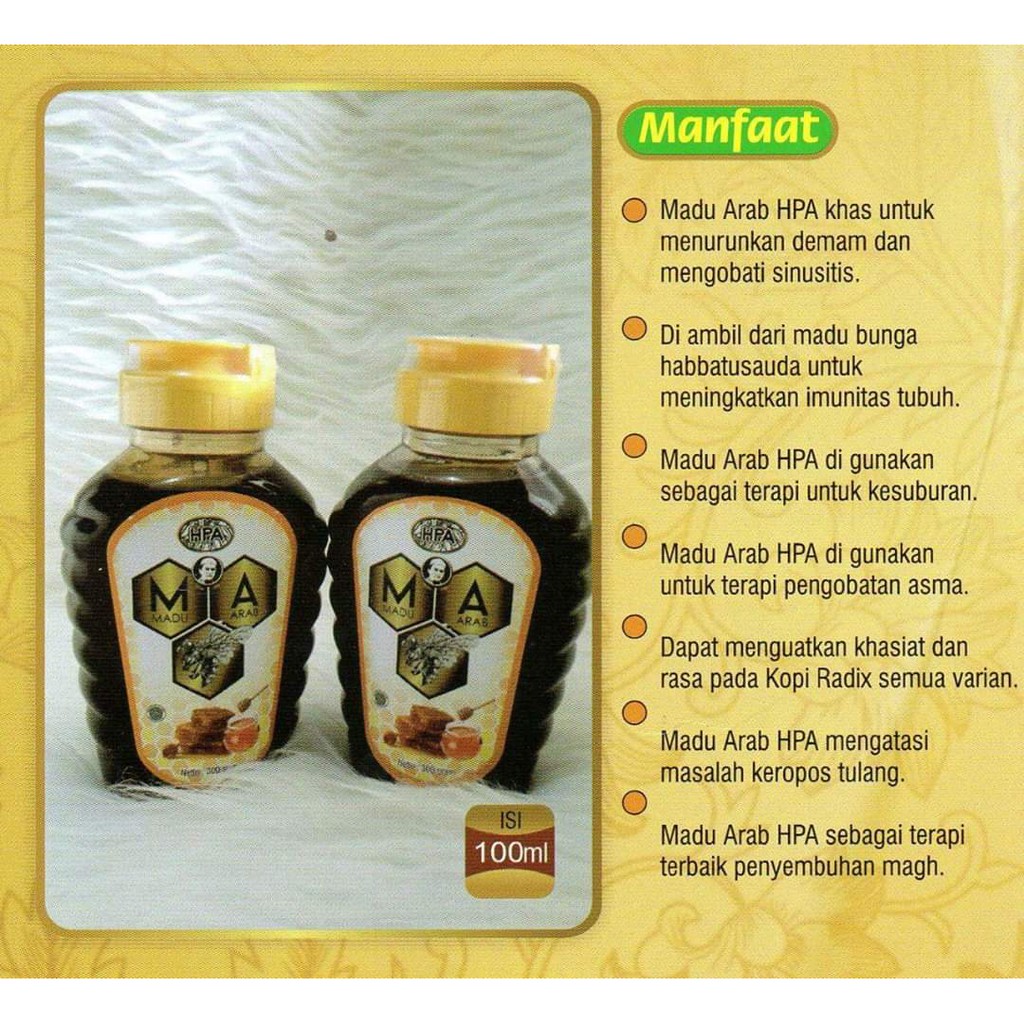 

Madu Arab