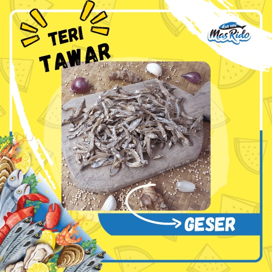 

Ikan Asinn Teri Bunga / Ikan Teri Bunga / Ikan Teri Tawar Kwalitas Super Harga Murah