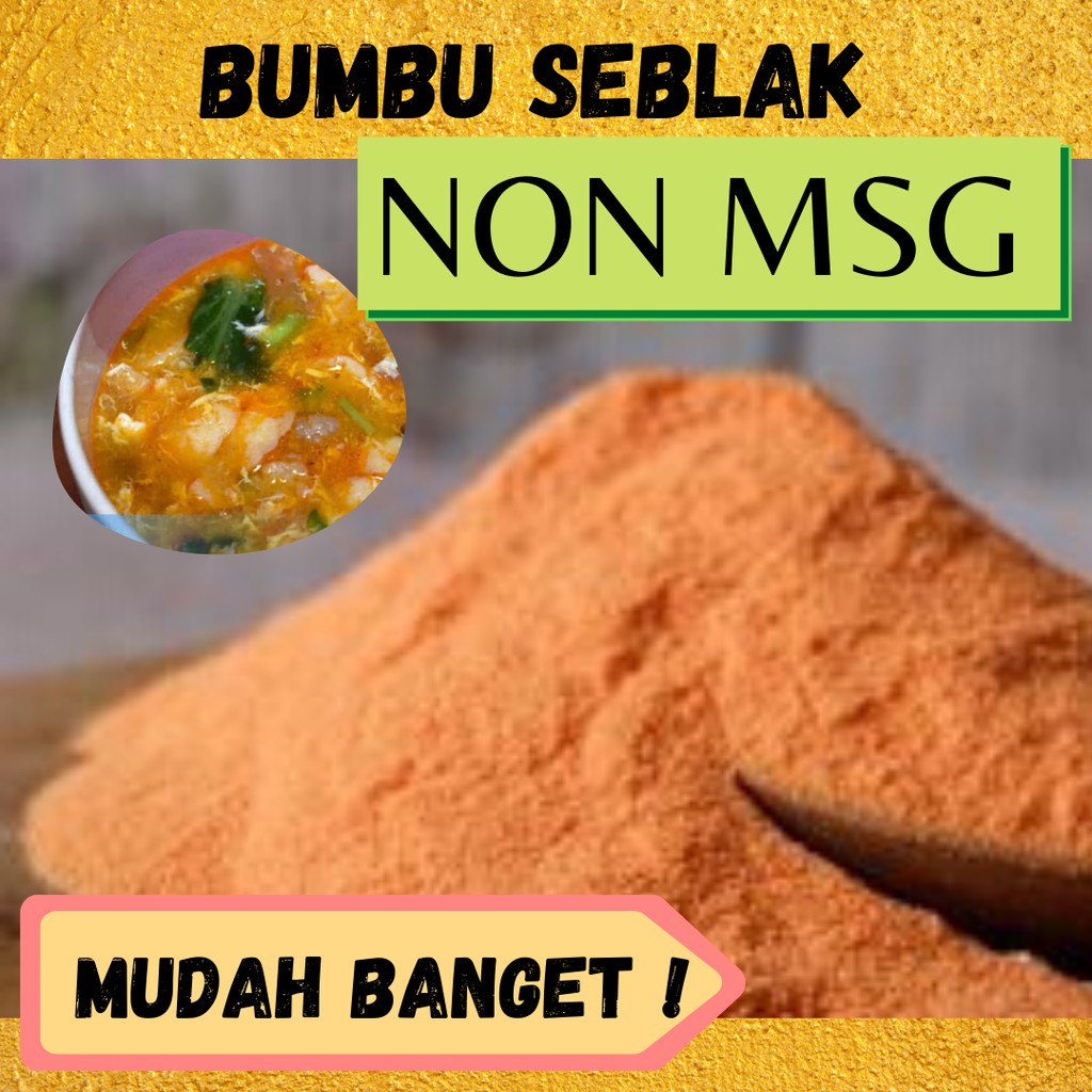 BUMBU TABUR SEBLAK NON MSG 1 KG FOOD GRADE 1Kg Bubuk Seblak Kering Instan Bumbu Tahu Bulat Singkong