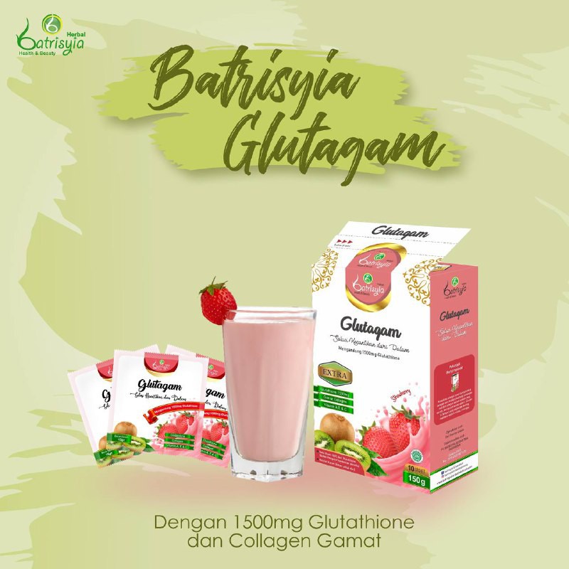 Glutagam Batrisyia Herbal Susu Glutathione