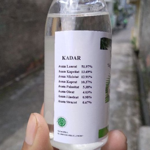 VCO murni Virgin Coconut Oil 100ml flip