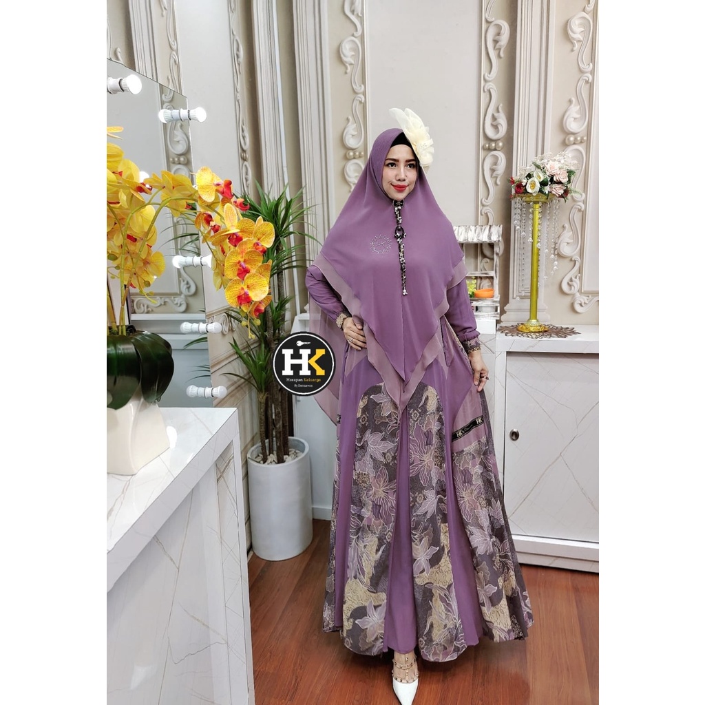 Banafsa Syar'i The Series By HK Dermawan ORI Hijab Gamis Syari Kekinian BestSeller Terlaris Termurah