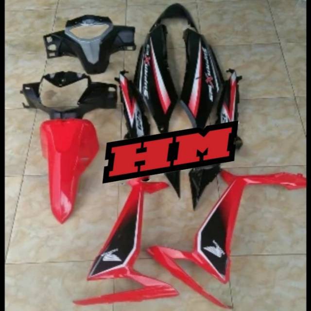 Cover Body halus honda supra x 125 fi