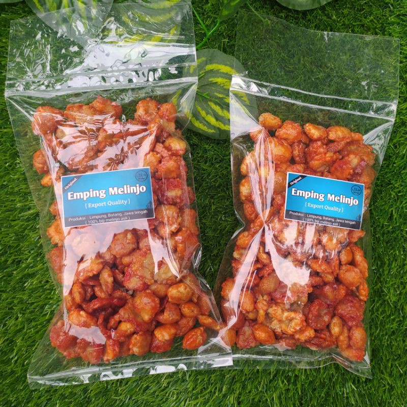 

EMPING MELINJO PEDAS MANIS 250GR MATANG / EMPING MELINJO KLETUK RASA PEDAS 1/4KG