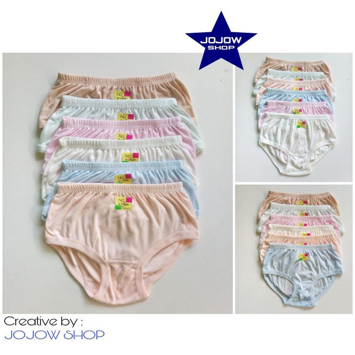 Grosir (6 pcs) Celana dalam wanita Ch Sister 742 size XXL dan XXXL