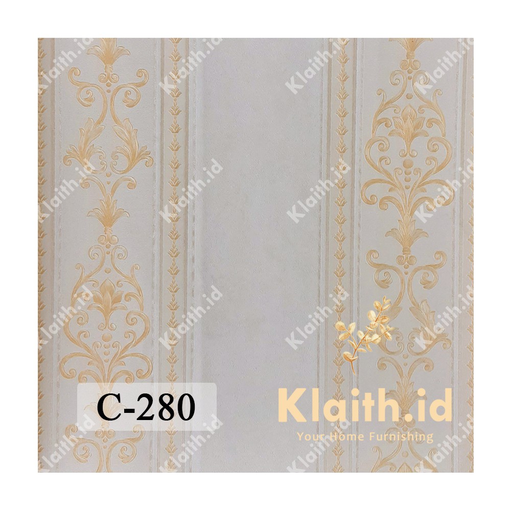 Wallpaper Dinding Vinyl Bertekstur, Timbul dan Tebal - C280